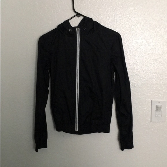 Zumiez Jackets & Coats Zine Womens Black Windbreaker Jacket Sz S